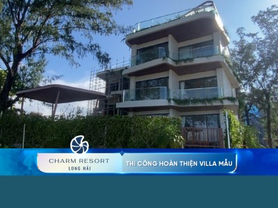 Cập nhật tiến độ dự án Charm Resort Long Hải tuần 2, tháng 10/2023